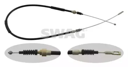 Трос, стояночная тормозная система SWAG купить